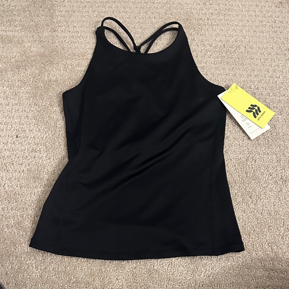 Kids Black Sports Tank